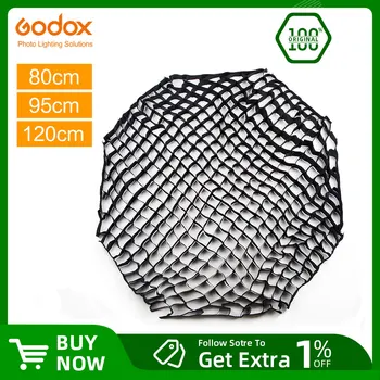 Godox Hordozható 80cm vezetékhossza legfeljebb 95 cm lehet 120cm Méhsejt Rács Esernyő Fotó Softbox Reflektor Flash Speedlight (Méhsejt Rács Csak)