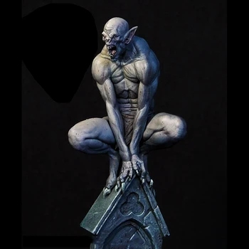 Gyanta katona 1/24 ősi fantasy ember álljon Modellt Unassambled Festetlen Figura Épület Készlet