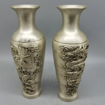 Gyűjtse össze Kínai, kézzel készült réz aranyozott ezüst, antik 
