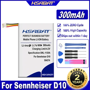 HSABAT BATT-03 300mAh Akkumulátor Sennheiser D10 DW Hivatal DW Pro 1&2&30 DW SD DW Pro1-Reihe MB Pro 1&2 504374 Akkumulátorok