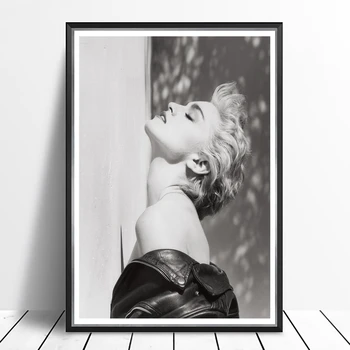 Herb Ritts - Madonna (Valódi Kék) Hollywood, 1986 Vászon Poszter Haza Falfestés Dekoráció (Nincs Keret)