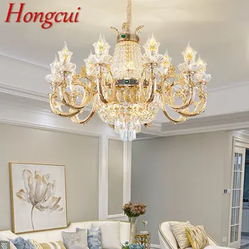 Hongcui Európai Lógó Csillár Luxus Crystal LED Medál Lámpa, Modern Otthon Nappali Étkező Hálószoba Decor
