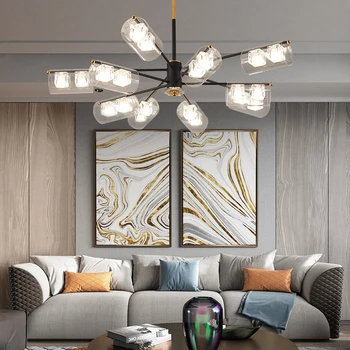 Hálószoba csillár kreatív otthon lámpák egyszerű, modern nappali LED-es mennyezeti lámpa, beltéri világítás mennyezeti lámpa