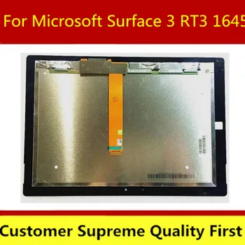 Ingyenes szállítás LCD Kijelző A Microsoft Surface 3 RT3 1645 LCD Közgyűlés érintőképernyő, Digitalizáló