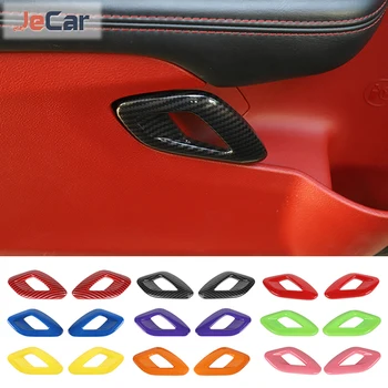 JeCar ABS Belső Kilincs Dekoráció Védő burkolata Matricák Kárpitozás, Dodge Challenger 2015 Autó Tartozékok