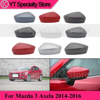 Kamshing Külső Visszapillantó Tükör Fedél Fedél Mazda 3-As Axela 2014-2016 Oldalsó Visszapillantó Tükör Kap Shell Ház