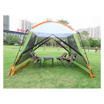 Kerti kemping peng utazási kellékek kert szabadidő sátor napellenző ponyva kemping több személy 365*365*210CM utazási sátor