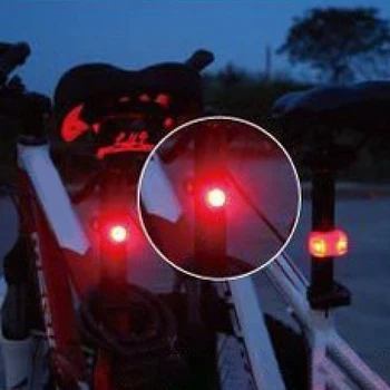 Kerékpár Fény Stabil Figyelmeztetés hátsó lámpa Hátsó Vízálló MTB Kerékpáros Fény Seatpost Kerékpár Lámpa LED Fényszóró Kerékpár Kiegészítők