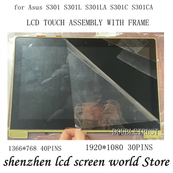 Kiváló minőségű Laptop Közgyűlés a Keret Teljes LCD Touch Közgyűlés az Asus S301 S301L S301LA S301C S301CA Sorozat