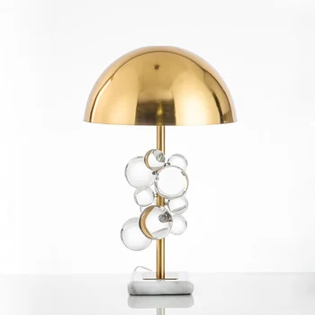 Kreatív Nappali Tanulmány Modell Szoba Duplex Épület Dohányzóasztal Lámpa Luxus Crystal Ball Hálószoba Éjjeli Lámpa