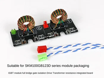 Kész SKM100GB123D Rács Hajtott leválasztó Transzformátor Modul a Tesla Tekercs DRSST Teljes Híd IGBT Modul