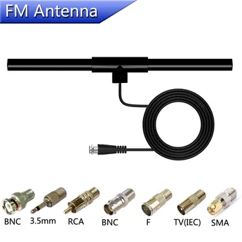 Kültéri FM-rádióvevő Antenna High Gain Erősítő Erősítő A RG174 Hosszabbító Kábel, SMA-F RCA BNC TV-3,5 MM-es Csatlakozó