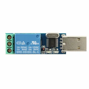LCUS-1 USB Relé Modul Fedélzeti CH340 USB Vezérlő Chip Számítógépes vezérlés kapcsoló PC intelligens vezérlő