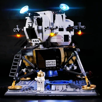 LED Készlet 10266 Apollo 11 Lunar Lander építőkövei Meghatározott gyermekjátékok(NEM Tartalmazza A Modell)