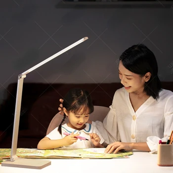 LED szemvédő lámpa tanulás, olvasás kollégiumi íróasztal világítás otthon hálószoba éjjeli gyerekek írás-olvasás összecsukható asztal