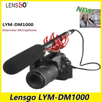 Lensgo LYM-DM1000 Kardioid Kondenzátor Puska Mikrofon Interjú Mikrofon a Kamera, Interjú, Felvétel Micro Film Forgatás