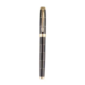 Luxus Férfi Rács Fountain Pen 0,5 mm Heggyel Üzleti Írásban, Aláírásával Kalligráfia Toll, Irodai Papíráru Csepp Szállítás