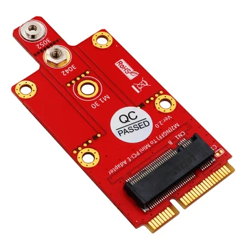 M. 2 Mini PCIe Átalakító NGFF Billentyűt a B Mini PCI-E Adapter a Mobil & WLAN-Modulok