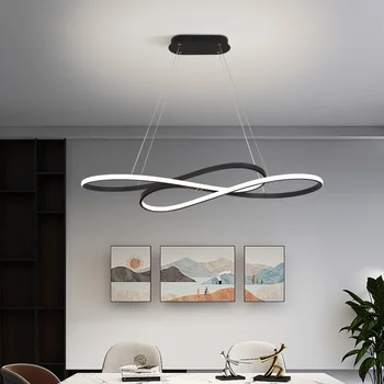 MDWELL nordic light egy Modern LED medál fények nappali étkező Lámpa lámpatest felfüggesztés medál lámpa, de techo colgante