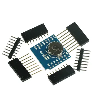 Micro SD Wemos D1 Mini Data Logger Pajzs + RTC DS1307 Óra Arduino/Málna