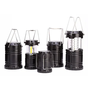 Mini Sátor Lámpa LED Hordozható Lámpa TelescopicTorch Kemping Lámpa Vízálló vészvilágítás Powered By 3*AAA Dolgozik Fény