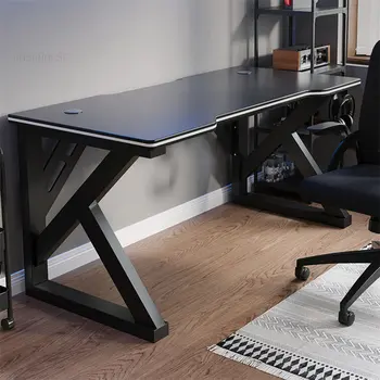 Modern, Egyszerű Asztali Számítógép Asztal Bútor, Otthon Tanuló Íróasztal Munkapad Office Internet Kávézó Asztal Játékasztal