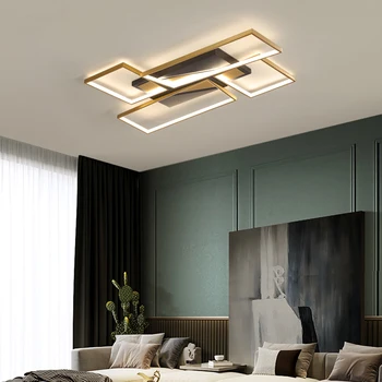 Modern, LED-es Mennyezeti Lámpa lakberendezési Beltéri Konyha, Nappali, Hálószoba Lámpa Téglalap Felületre Szerelhető Lámpatestek