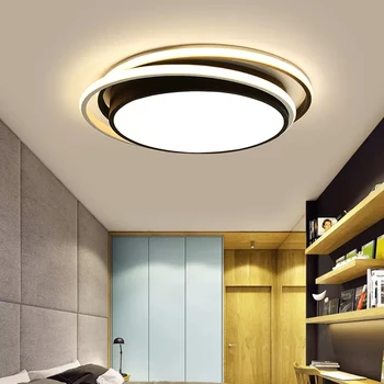 Modern, kreatív nappali LED mennyezeti lámpa új minimalista hálószoba étkezési folyosón dekoratív világítás lámpatest kerek tér