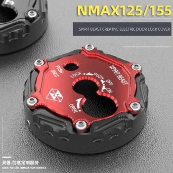 Motoros CNC Ülés Zár Borító Sapkát Yamaha NMAX125 NMAX155