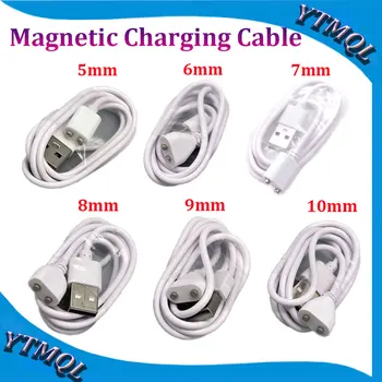 Mágneses Töltés Kábel 2pin center távolság 5mm 6/7/8/9/10mm Magnet Suctio USB hálózati töltő Szépség eszköz Okos készülék