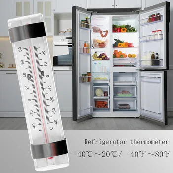 Műanyag Hűtőszekrény Hűtőszekrény Hőmérő Folyamatosan Friss Hűtési Hőmérséklet Hűtés Hőmérséklet Mérő Konyhai Eszközök