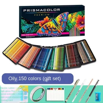 NEKÜNK 36 48 72 132 150 prismacolor Premier olajos puha Színes ceruza+8 extra art eszközök extender radír, hegyező jelölje ki 2B ceruza