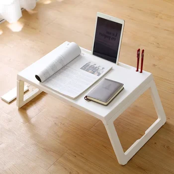 NEW2023 Kreatív, Tömör Laptop Asztal Kényelmes, Összecsukható Ágy, Asztal Otaku Lusta Íróasztal, Számítógép Asztal, Kis Asztal