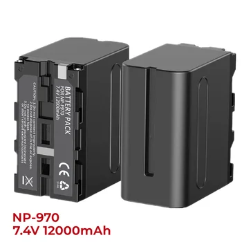 NP-F970 NP-F960 NP-F930 NP-F950 12000mAh Csere Akkumulátor Kompatibilis Sony DCR-VX2100,FDR-AX1,HDR-AX2000,HDR-FX7,HVL-LBPB