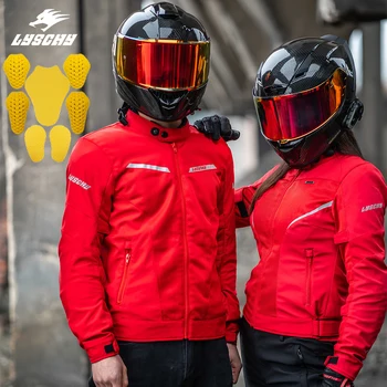 Nyári Motoros Kabát Motocross Kerékpáros Kabát CE Védő Racing Kabát Női Motoros Kabát Moto Berendezés Férfi Kabát