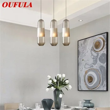 OUFULA Északi Medál Fény Kortárs Kreatív LED Lámpák lámpák Haza Dekoratív Étkező