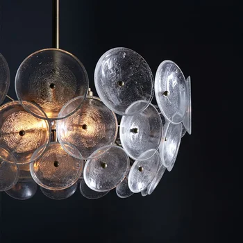 Posztmodern LED medál Északi fények nappali felfüggesztés kreatív bedroomfixturest luxus étterem lógó lámpa