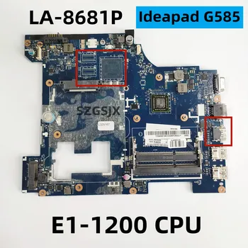 QAWGE-LA-8681P A Lenovo IDEAPAD G585 Notebook Számítógép Alaplap, AMD E1-1200, CPU, DDR3 : 90001087 100% - ban tesztelt