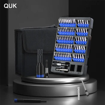 QUK 111Pcs Csavarhúzó Készlet Többfunkciós Fogantyú Egyetemes H4 Tömlő Wtih Tároló Zsák Mobiltelefon Javítás Szétszerelés Eszközök, Készletek
