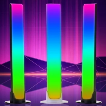 RGB Hang Ellenőrző Lámpa Smart APP az Irányítást a Zene, a Ritmus Hangulat Fény Számítási Játék Asztali Dekoráció Környezeti Pickup Lámpa