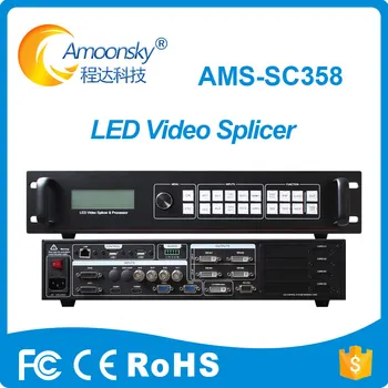 SC358 Led Óriási Képernyő Kültéri Videó Splicer Processzor Diy Videó Fali Vezérlő Led Képernyő P10, Mint Vdwall Lvp608 609