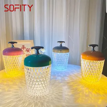 SOFITY Európai Stílusú LED fenyőtoboz asztali Lámpa Kreatív Design Dekorációs Haza Nappali, Hálószoba