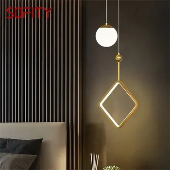 SOFITY Északi Medál Fény, LED-Modern, Egyszerű, Lámpa, Lámpatestek, Dekoratív Otthon Nappali