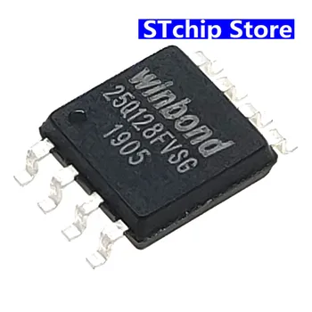 SOP8 Új, eredeti eredeti W25Q128FVSSIG 25Q128FVSG SMD SOP-8 memória chip