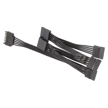 SSD Hosszabbító Kábel Ellátási Hordozható, Felület 60cm Adapter Szerelvény Csatlakozó SATA tápkábel 15 Tűs Férfi-Nő