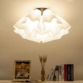 Skandináv minimalista hálószoba mennyezeti lámpa meleg lelkipásztori szoba fény, kreatív, kerek üveg nappali lampara