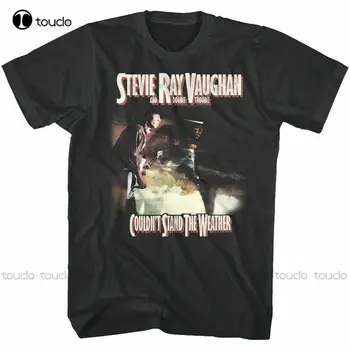 Stevie Ray Vaughan Tudtam Állni Az Időjárás Album Borítója Mens T-Shirt Zene Kutya Ing