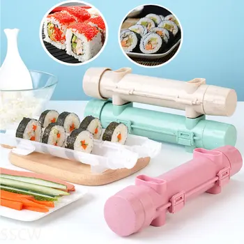 Sushi Rolls, Így a Gép Előkészítése Sushi Készítő Eszköz DIY Onigiri Penész, Rizs, Hús, Zöldség, Törökország, Konyhai Kiegészítők Gadget