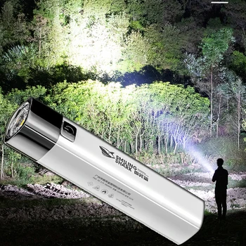 USB Lámpa Power Bank Mobil Telefon Újratölthető Lámpa Erős Fény, Fáklya Keresés Mini Kemping Túrázás, Horgászat Fáklya
