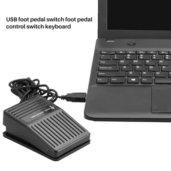 USB Pedál Kapcsoló Vezérlő Billentyűzet Akció PC Számítógépes Játékok Új PCsensor lábkapcsoló USB HID pedál